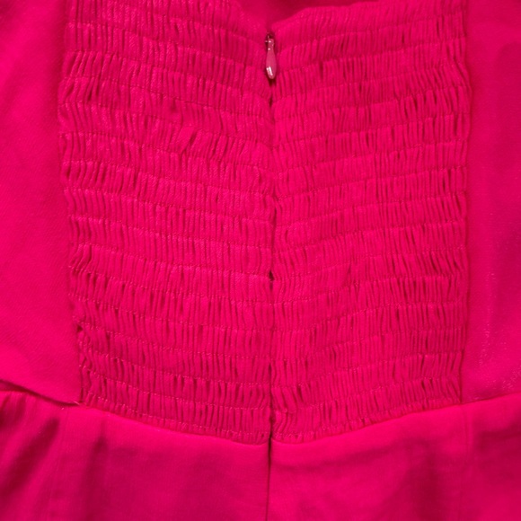 Maeve Pink Strapless Jumpsuit with Wide-Leg Design - Picture 8 of 10